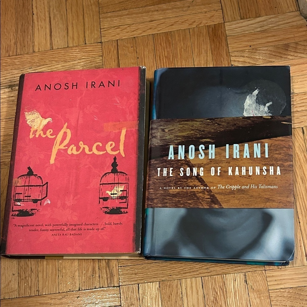 Anosh Irani Book Set - The Parcel & The Song of Kahunsha